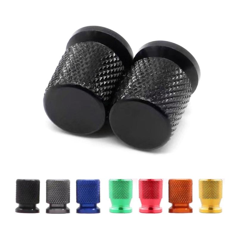 Dustproof Waterproof High Visibility Motorcycle Wheel Tire Valves Caps, Enhancing Safety Styles with Simple Installation