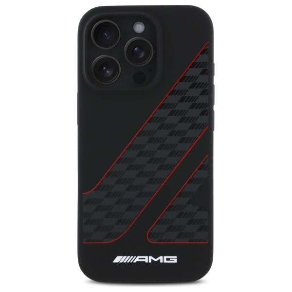 Amg Amhmp16L2Scfr Iphone 16 Pro 6.3     Czarny/Black Hardcase Checkered Flag Pattern Magsafe