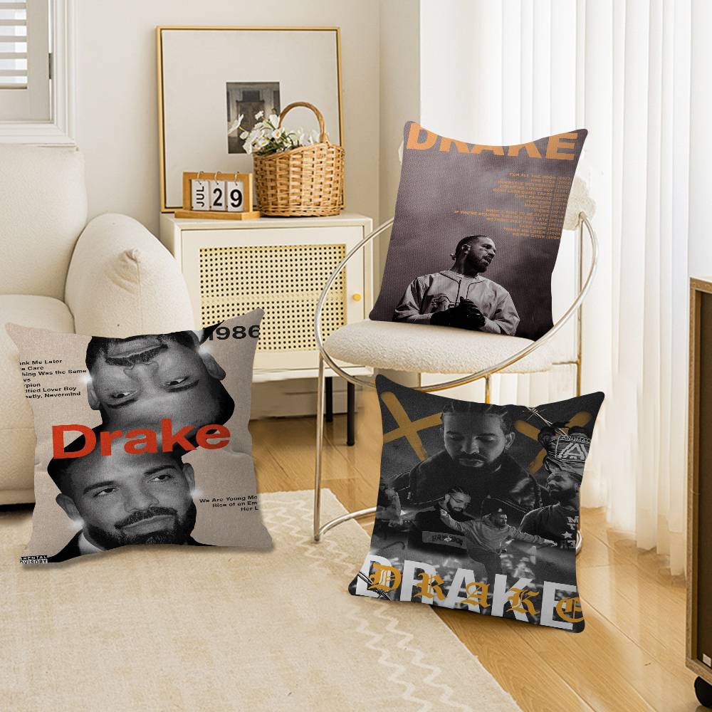 Fine Glasses Unisex Music Album Drake Cushion Cover Inches Farmhouse Decor Home Throw Pillow Covers For Couch Decorations