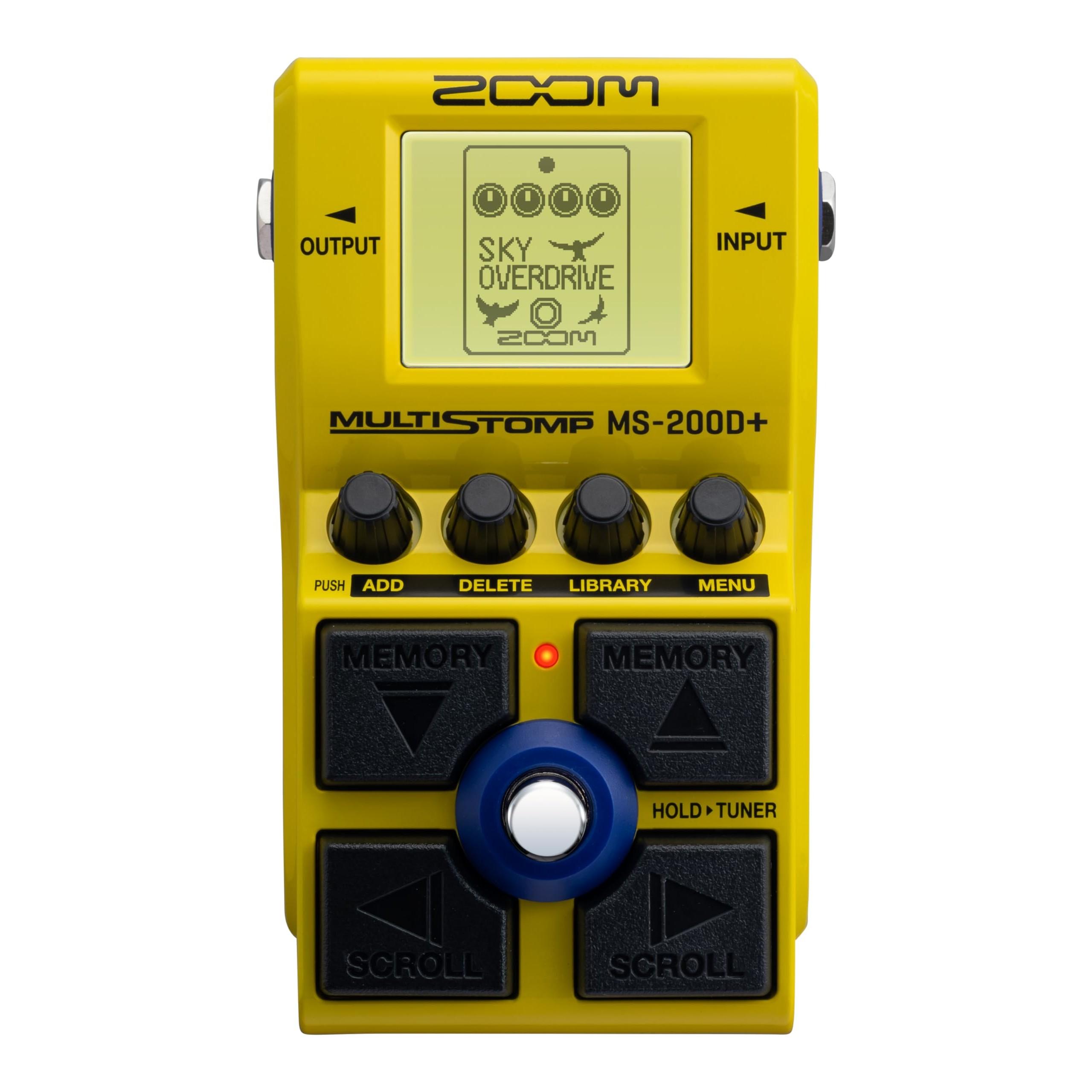 ZOOM MS-200D Plus Multi-Stomp Pedal Over 200 Types of Distortion Distortion Overdrive Fuzz Booster Domestic Genuine Product