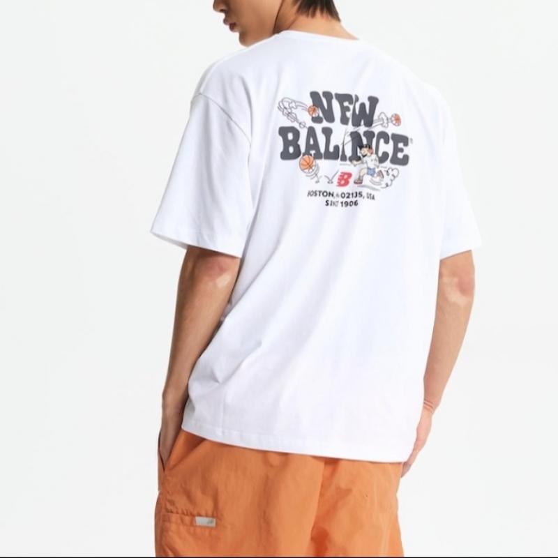 New Balance Uni Nb Boy Basketball Lettering Short Sleeve Tee B1 Nbnef21543 10 16 19 Cf