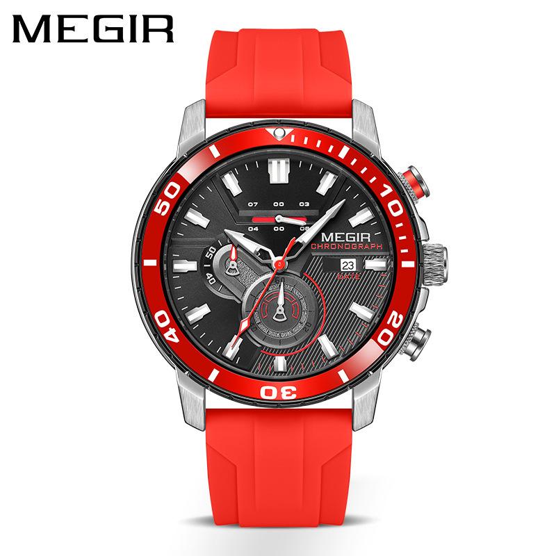 Multifunctional Fashion Timing Sports Silicone Band Men S Watch Men S 2224