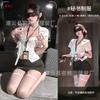 Sex Underwear Pure Desire Short Sleeve Top Hip Wrap Skirt Uniform Sexy Professional Female Secretary Cosplay