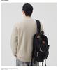 Men's Retro Knit Stand Collar Pullover - New Autumn/Winter Arrival, Versatile, Trendy, Loose Fit Sweater with Buttons
