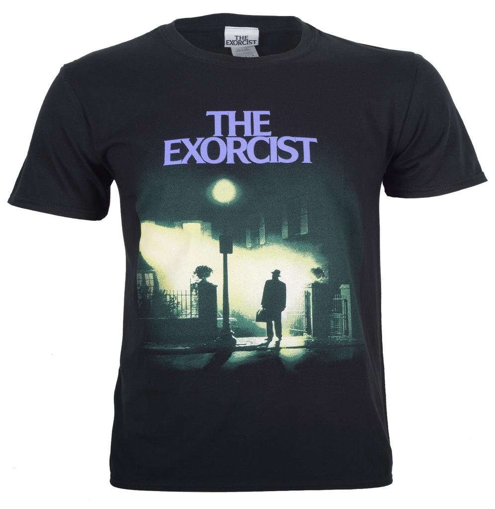 The Exorcist T Shirt Movie Poster Classic Horror Movie New Official Black