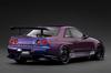 Ignition Model Scale TOP SECRET Purple Metallic Finished Product IG3850 TK.Company 1/18 34GT-R (BNR34)