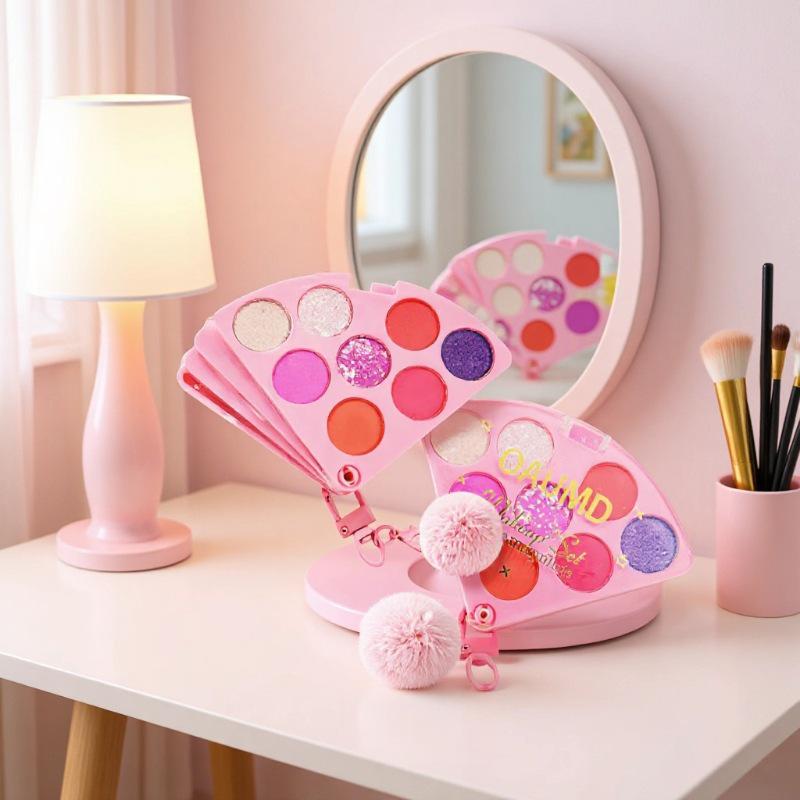 OAUMD Rotatable 4-Layer Multi-functional Eyeshadow & Blush Palette - Easy to Carry.