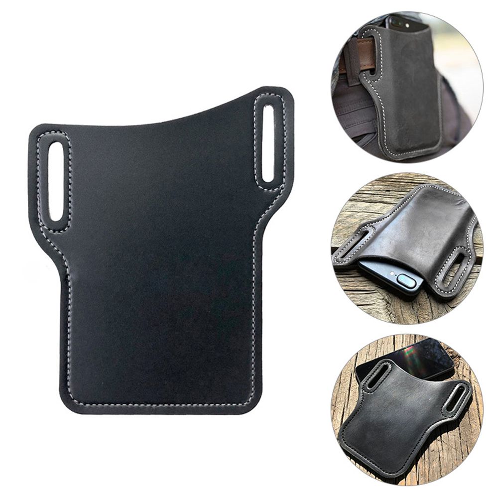 Phone Bag PU Wallet Sports Purse Mobile Phone Bag Leather Case Belt Waist Bag Cellphone Loop Bag