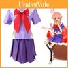 Captivating Future Diary Gasai Yuno Cosplay Costume For Halloween And Parties