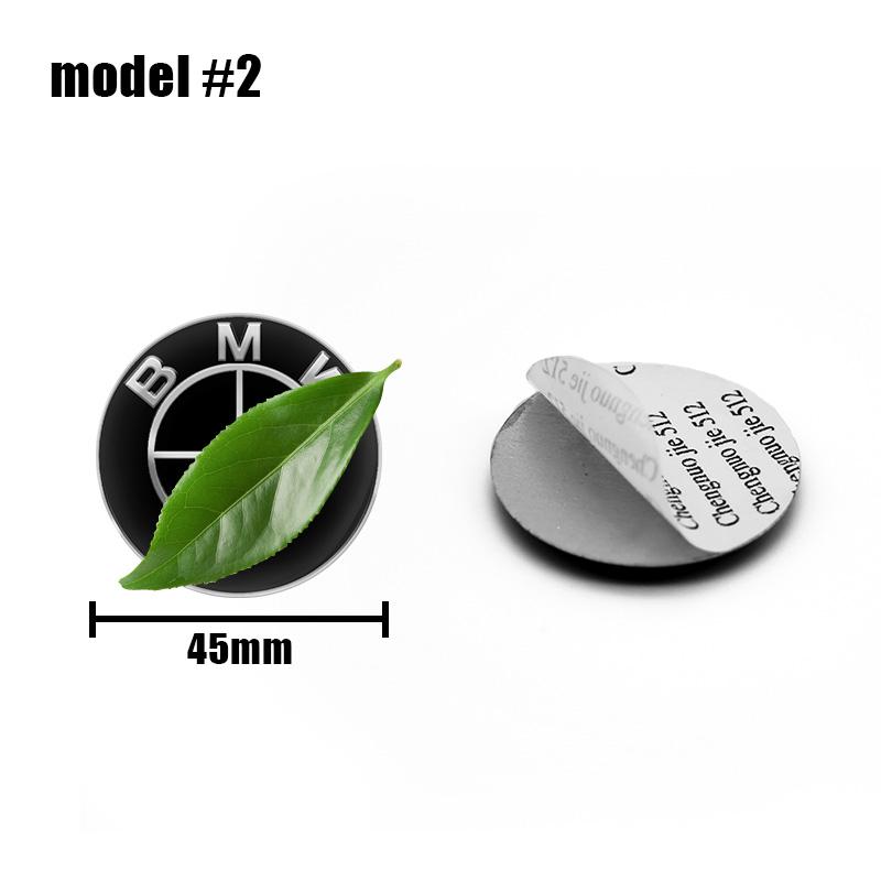 1Pcs 45mm 57mm 3D Car Steering Wheel Center Badge Sticker Auto Decal Accessory For BMW E60 E93 E87 G01 G20 X3 X5 F30 F20 E36 E46
