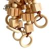 Wood Blocks Parrot Toy Toy, Bird Chew with Wooden Rings, Chewable Toys Biting Hanging Cage Accessory for Parakeet Conure Cockatiel