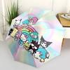 1pc Hello Kitty Friends Automatic Opening/Closing Umbrella - Portable Folding Design with 8-Bone Iron Frame, Outdoor, Festive Gift for Fans, Travelers