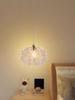 Modern French Cream Pendant Lights: Minimalist Bedside and Hallway Fixtures