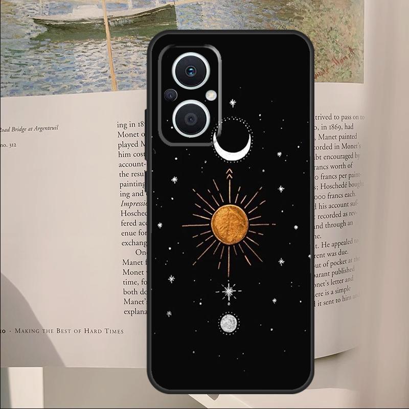 

Чехол с изображением Созвездий, Звезд, Солнца, Луны, Галактики для OPPO Reno 13F 11F 12F 14F 10 11 12 13 14 Pro 7 8 Lite OPPO Find X6 X5 X8 Pro OPPO Reno14 F