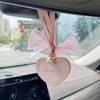 1pcHeart-Shaped Car Air Freshener Hanging Decoration for Bathroom Bedroom Wardrobe Pink White Air Freshener Plaster Pendant Diff