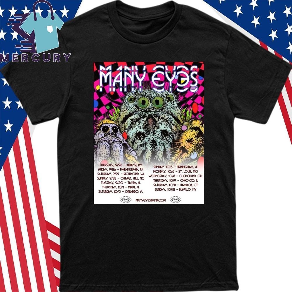 Many Eyes Summer Tour 2025 Poster Shirt Unisex T-Shirt S