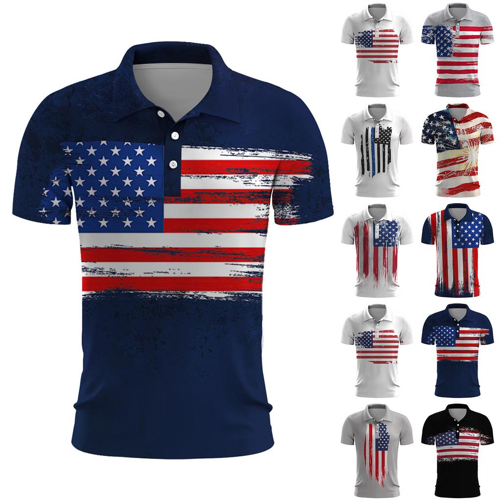 Pánská golfová košile Ležérní Sportovní Výstřih do V Žebrovaný límec Krátký rukáv Móda Ležérní Jednobarevné Jednobarevné Jaro a léto Běžný střih