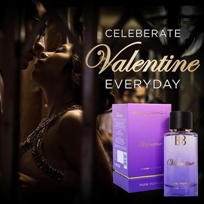 Bergamot Beauté Valentine Pure Parfum 100 ml | Parfém pro ženy | Luxusní a dlouhotrvající | Vyšší koncentrace než Eau De Parfum