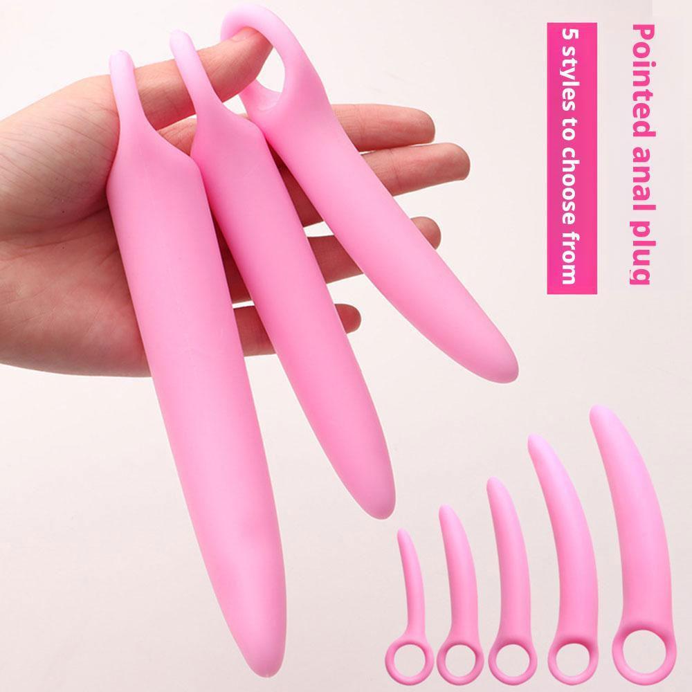 Silicone Crescent Anal Plug Female Butt Plug Dildo Anal Stimulation G-Spot Masturbation Adult Sex Toy Women Men Adullt 18+