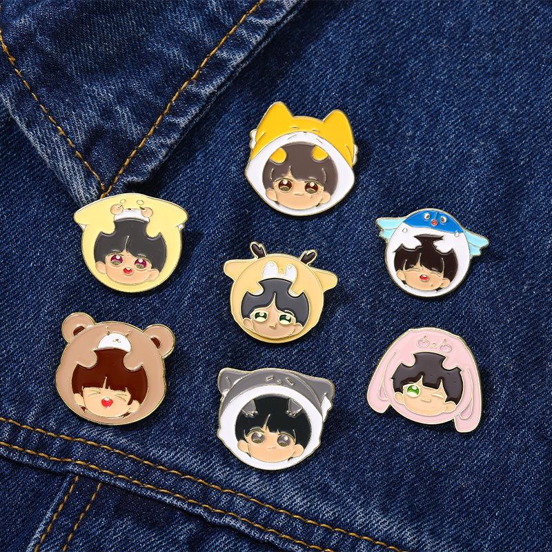 Eyecatching Youth Era Group Pins Metal Alloy Brooches For Ultimate Gear Fan