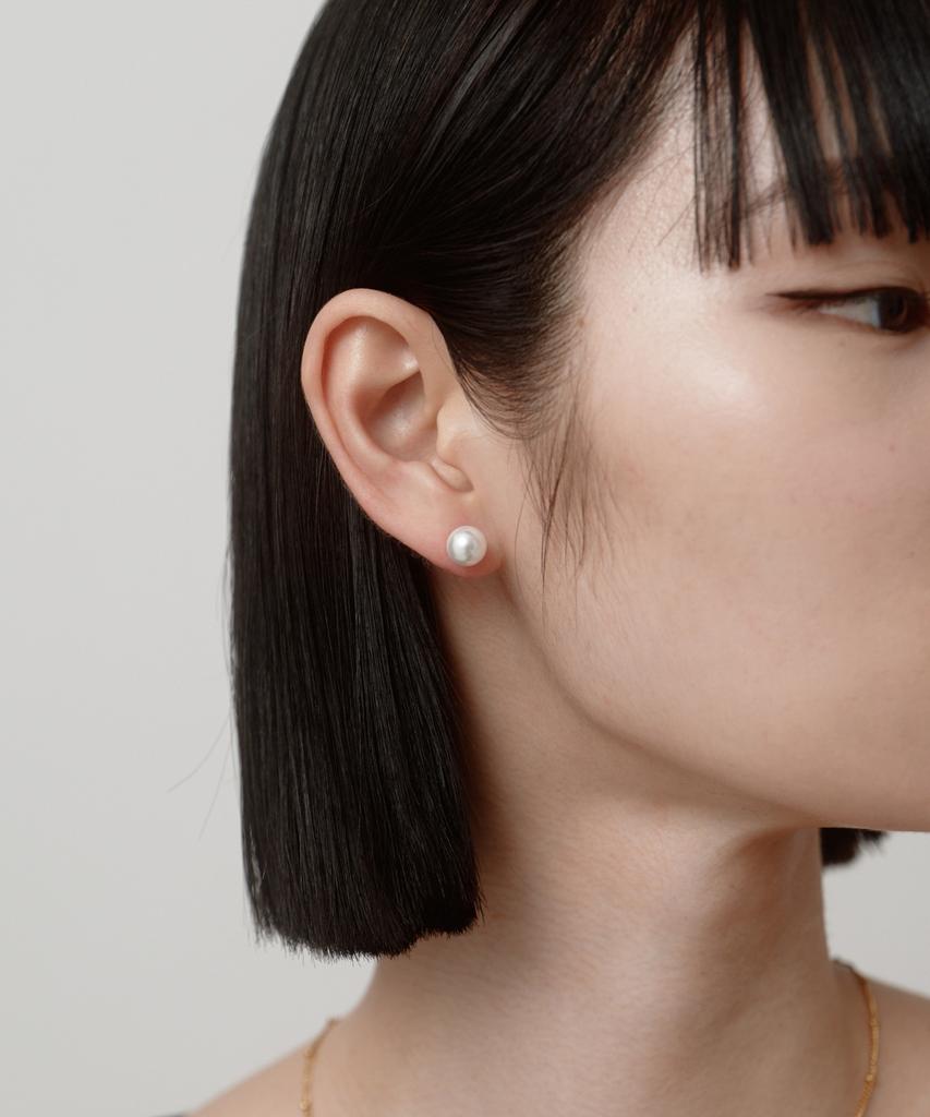 Novice Tokyo Pearl Stud Pierce [Stainless] / Gold