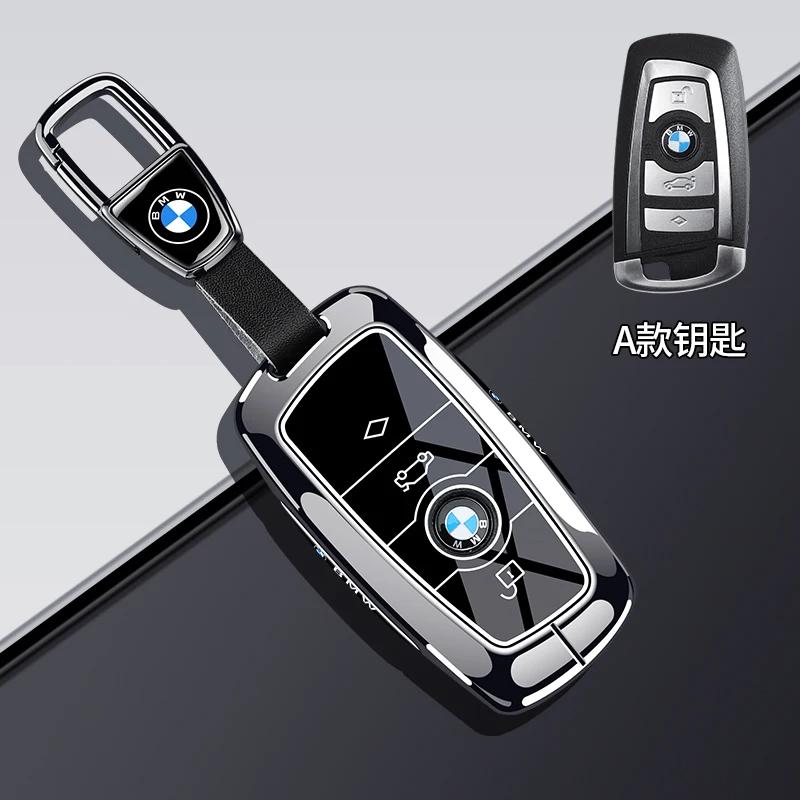 Car Remote Key Case Cover For BMW X1 U11 X7 G07 XM G09 I7 G70 X5 G05 LCI IX IX40 I20 U06 G81 M3 Series 5 7 G60 2023 2024 Z111