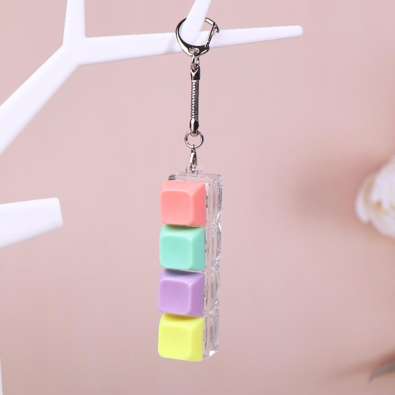1Pcs Boys Girls Anti Stress Finger Keyboard Games Keychain Without Light 9 Keyboard Key Toy For Adults Antistress Toys