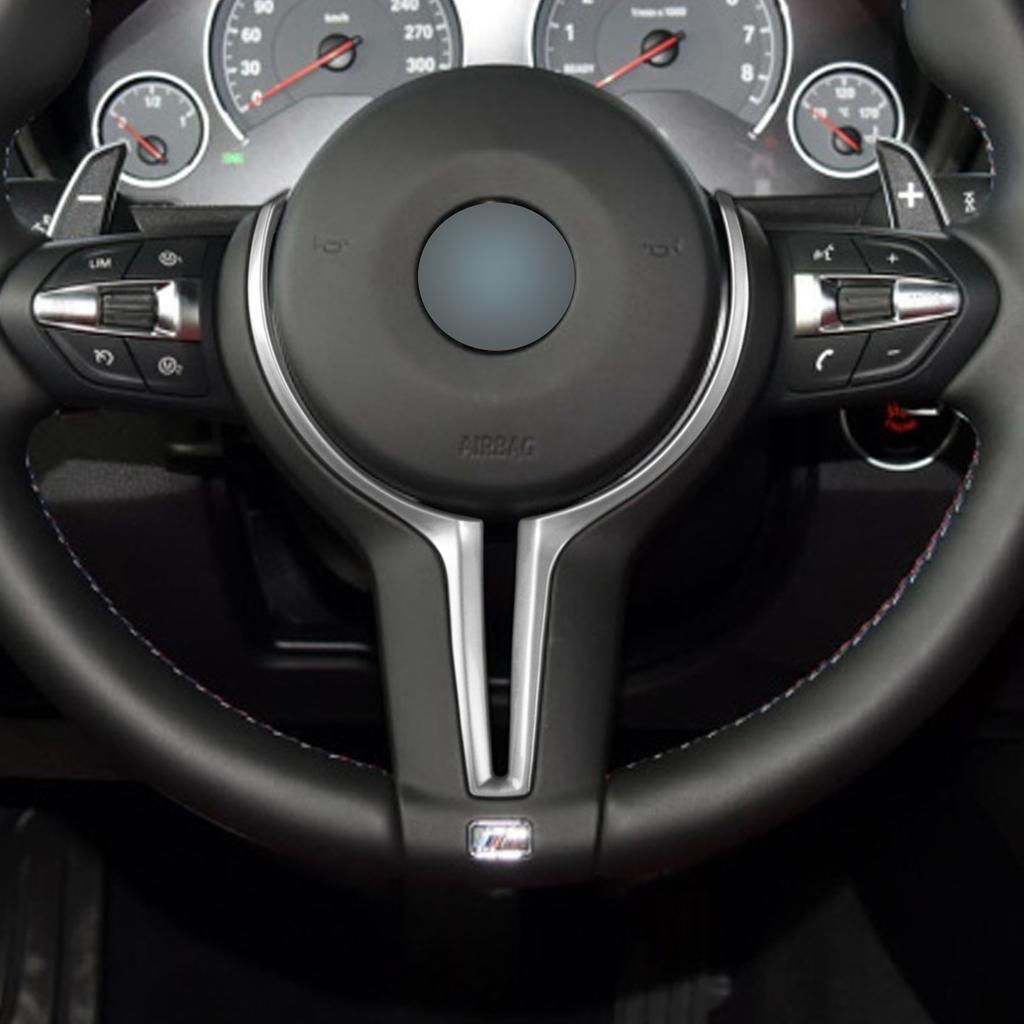 Auto Lenkrad Trim Auto Innere Abdeckung Carbon Faser Für BMW M Serie M2 M3 M4 M5 F80 F82 F87 T-förmigen Dekoration