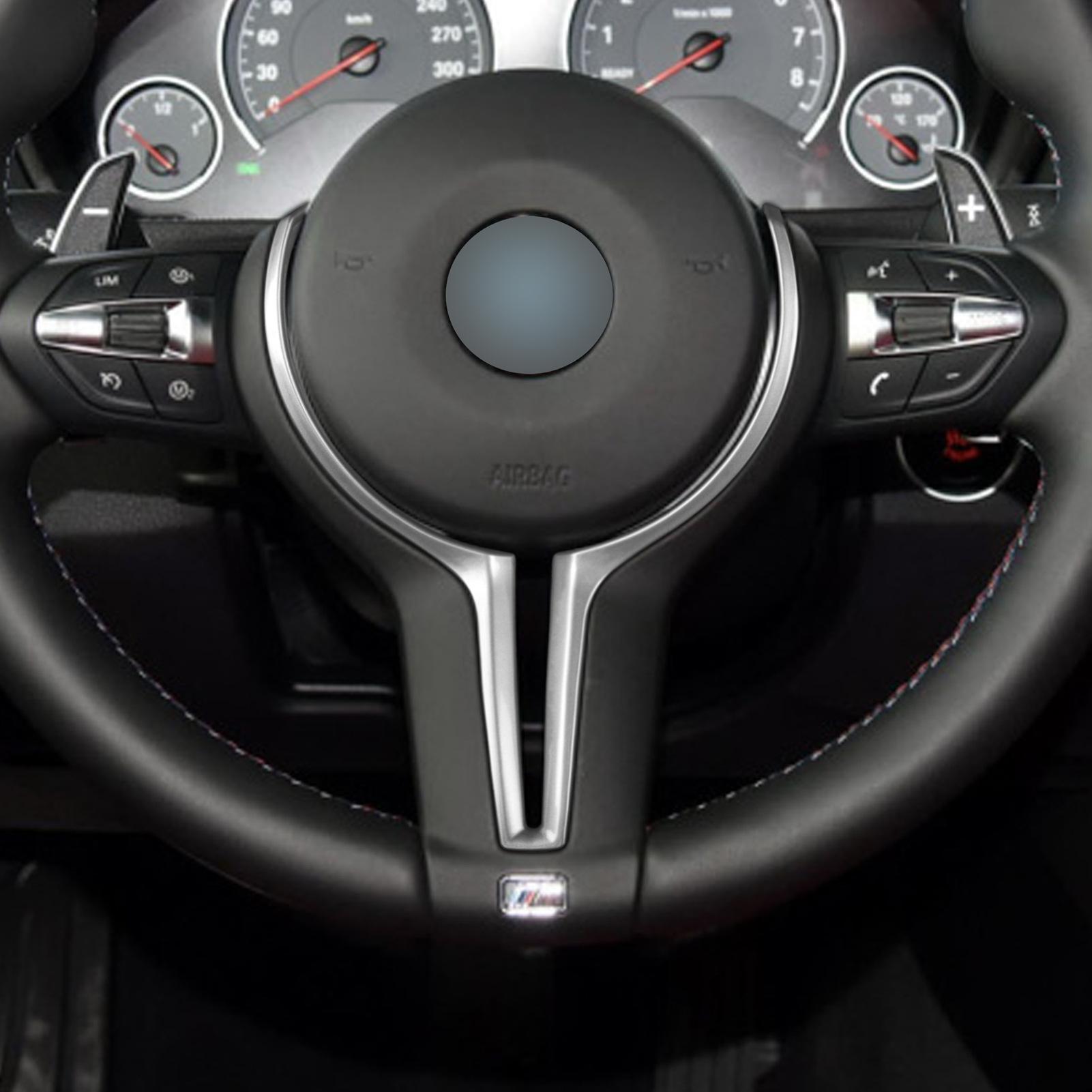 

Накладка на руль автомобиля, внутренняя крышка из углеродного волокна для BMW M Series M2 M3 M4 M5 F80 F82 F87 Т-образное украшение серебряный
