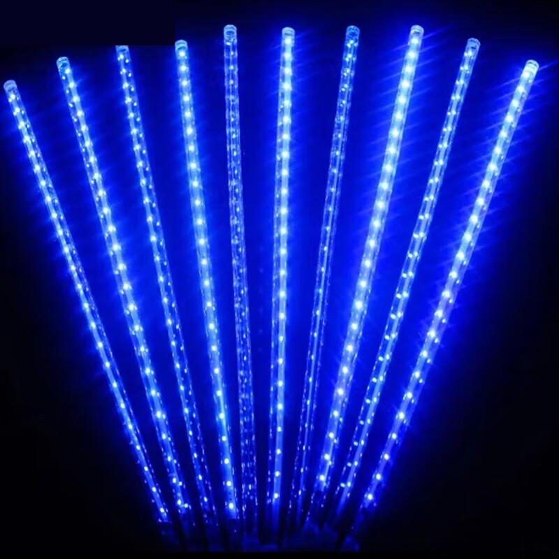 HEIXIE Solar Meteor Shower LED String Lights