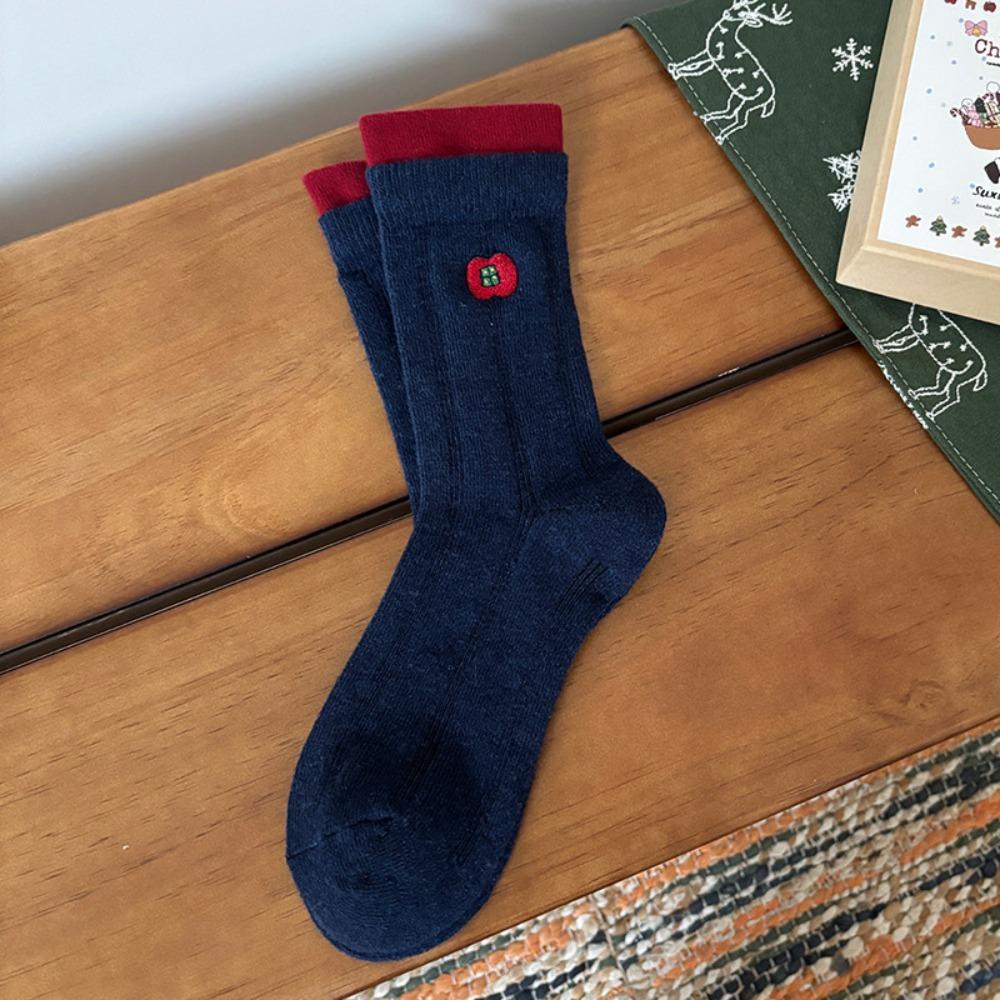 

Пара/Коробка Теплые Рождественские Носки Милый Дизайн Зимние Носки До середины икры Рождественские Подарки Style8