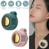 Portable Silent Fan Mini USB Rechargeable Bladeless Electric Clip-on Fan Adjustable 3-Speed Waist Fan Rotating Body Fan