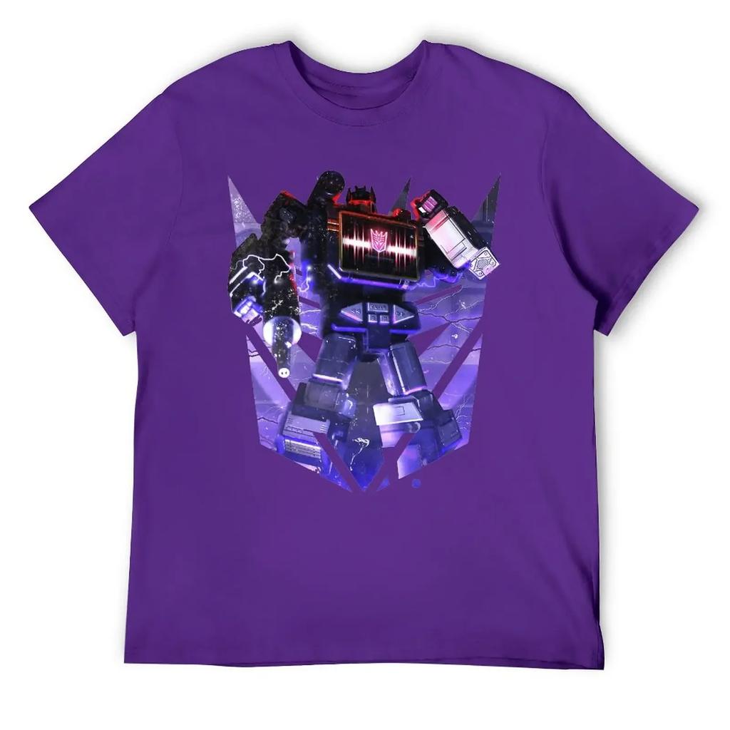 Czarny Decepticon Soundwave Wordtee Vintage 13 T-shirt Move Tees Casual Graficzny Śmieszny Nowość Dom Eur Okrągły Dekolt Transformer