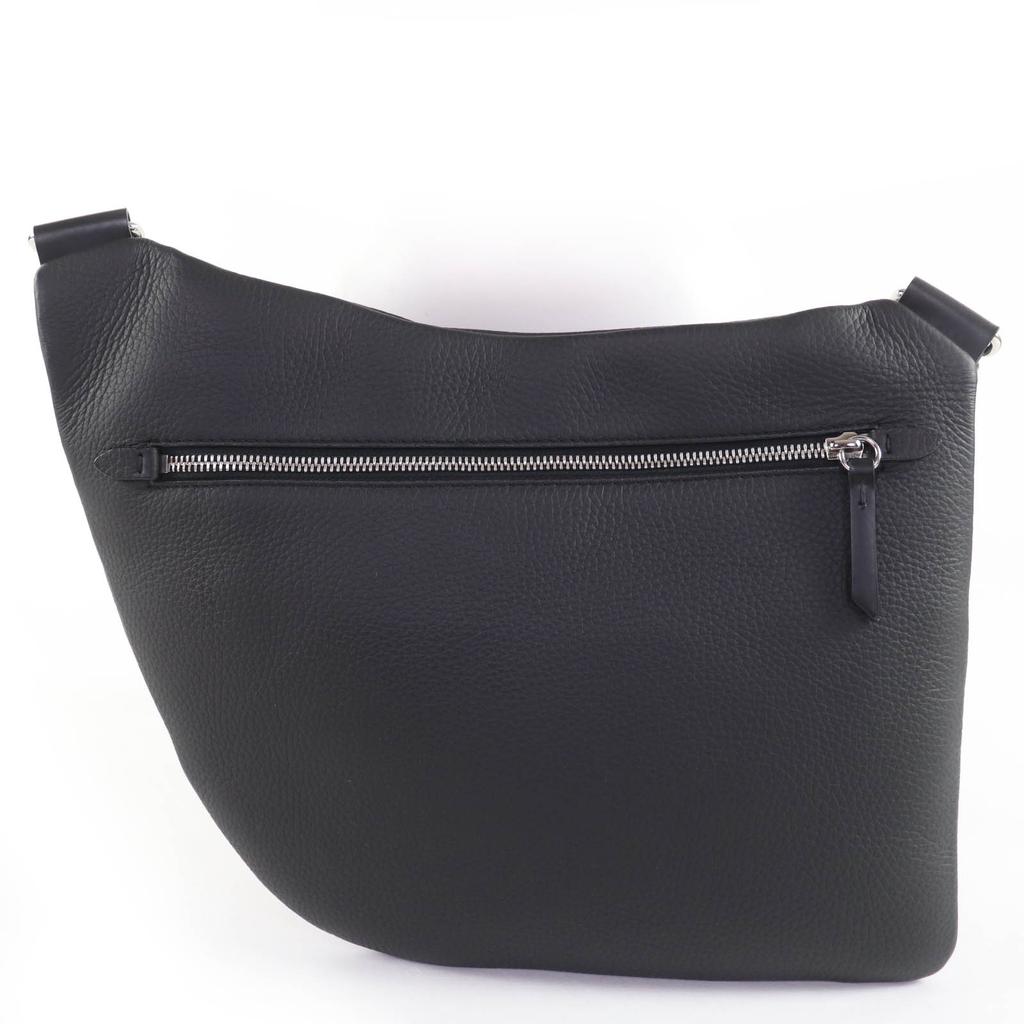 Excellent Maison Margiela Shoulder Bag 5AC On-Body Leather black SB1WG0017 Used