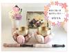 [Pet Buddhist Altar] [Pet Buddhist Altar Accessories] Small Bell Set "Hanarin" (Pink x Purple)