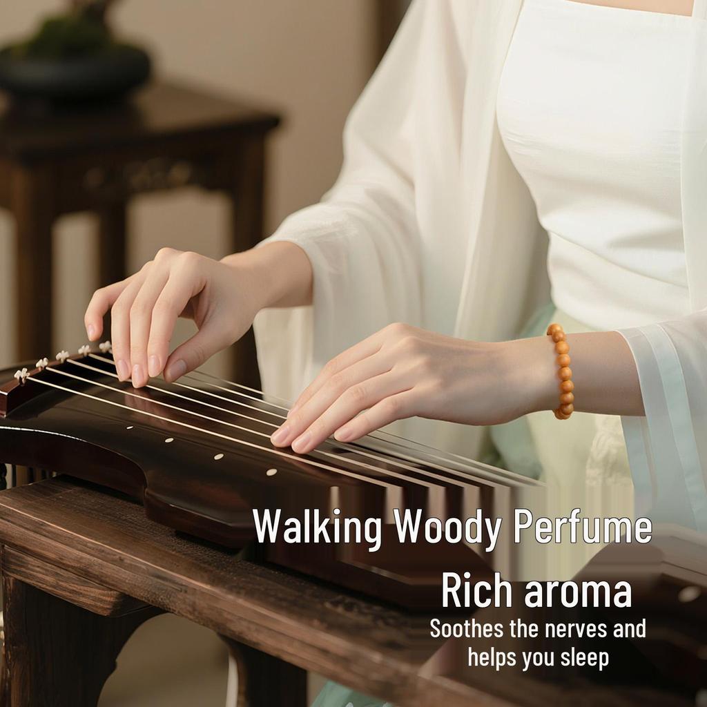 Sandalwood Loose Beads Accessories: Fragrant 8-Buddhist Hand String Beads