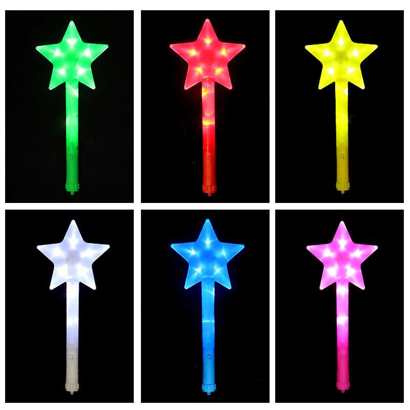 Five Star Pointed Glitter Stick Concert Prop Concert Light Stick Gifts Toys