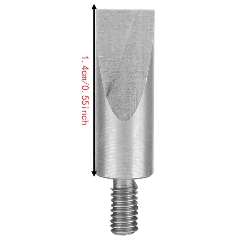Stainless Steel Contact Points M2.5 Thread Dial Indicator Extension Stem Edge Point  For Dial Gauge