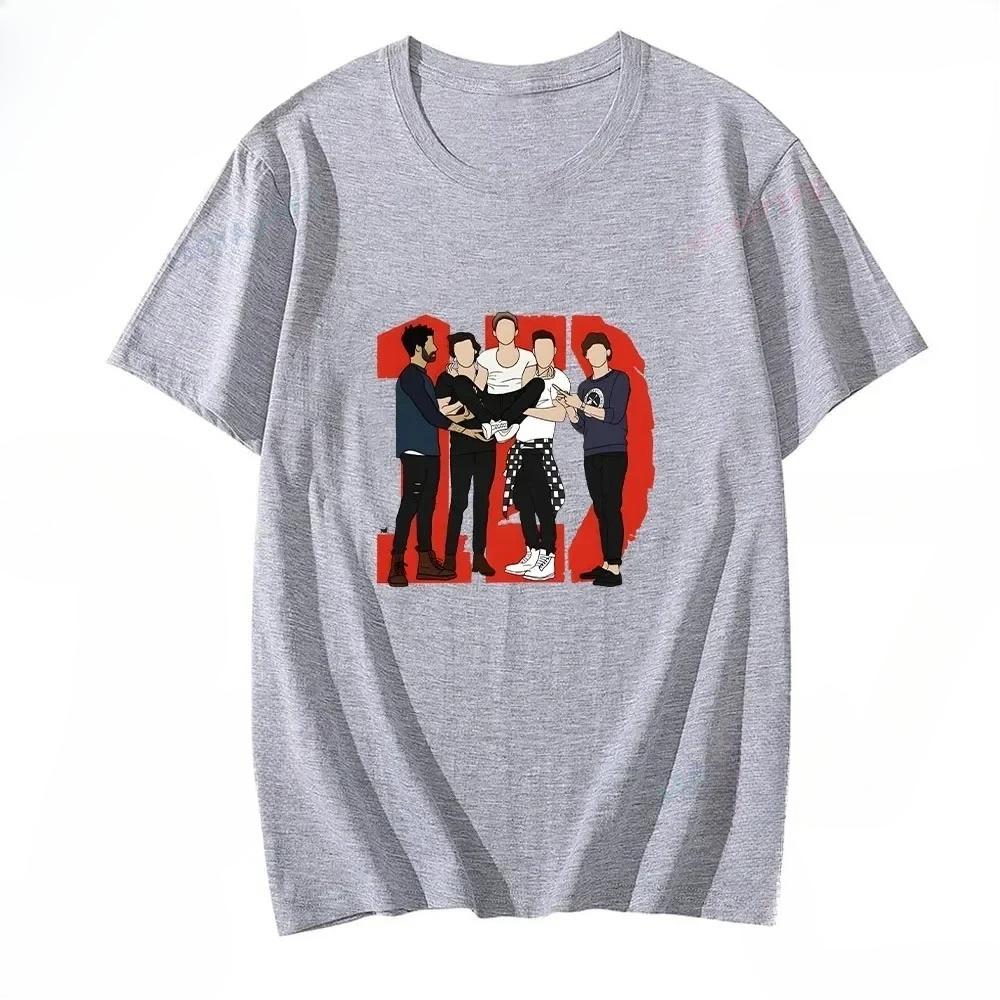 Unisex One Directions Printing Tshirt Cotton High Quality for SpringSummer Teeshirt Round Neck Popular Retro Tshirt Camisetas