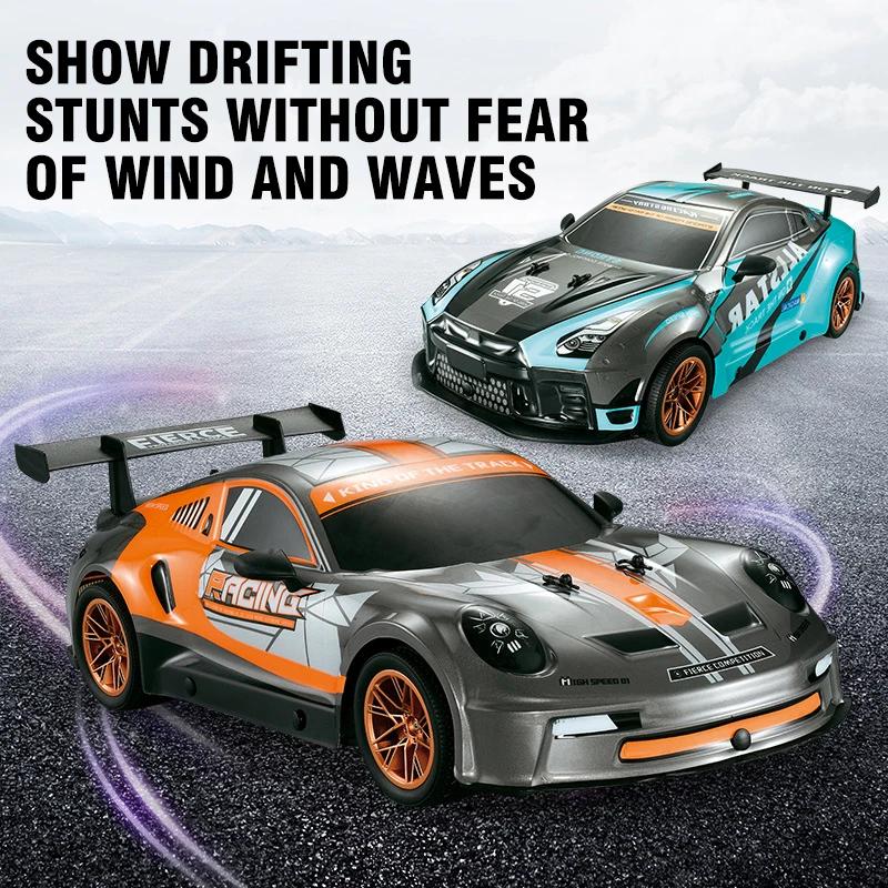 1/10 2.4G Remote Control Racing Car Large PVC High-Speed Drift Cars Competition Vehicle Boys Race Car Game Toy for Children Gift