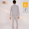 Yiershuang Herren 100% Baumwolle Mock Neck Thermounterwäsche-Set