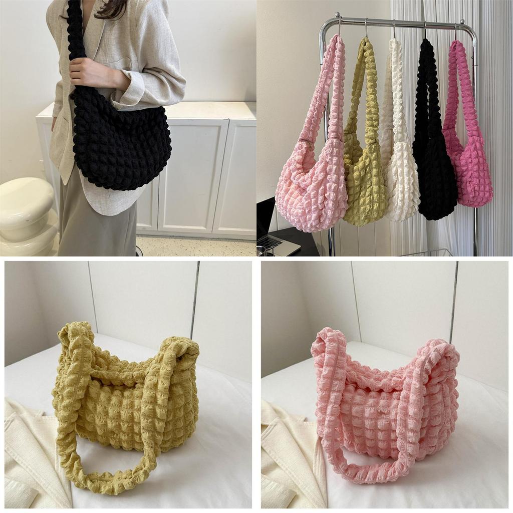 Trendy Women's Tote Handbag 2024 Simple Chic Casual Nylon Bag