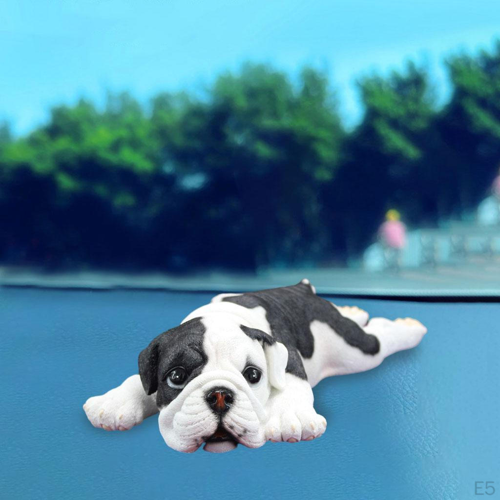 Action Figures, Small Dog Model, Miniature Resin Animal Statues, Desktop Decoration for Toys