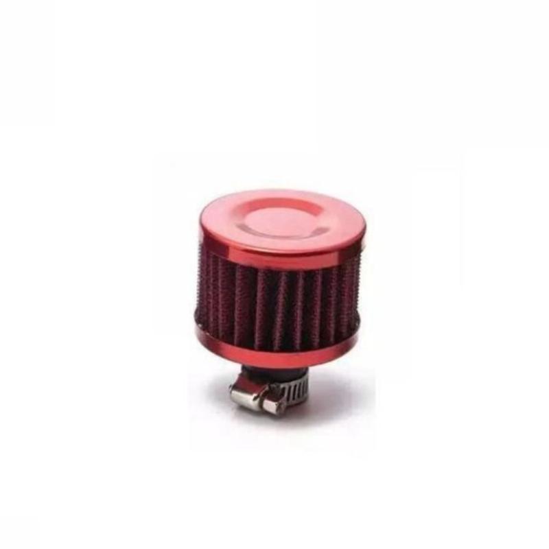 Langlebige universelle Schnittstelle Auto-Luftfilter Hoher Durchfluss Mini-Motorrad Kaltluftansaugung Pilzkopf 12mm Kurbelgehäuseentlüftungsabdeckung