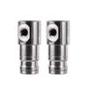 4 Pcs 1/4” Pipe Slip Lock Connector Pneumatic Pipe Connector OD 6.35mm Tube Misting Irrigation Nozzle Fitting Tube Fittings New