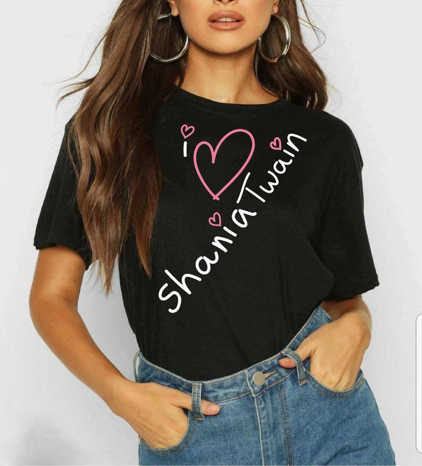Shania Twain T-Shirt Fashion I Love Shania Twain Concert 2026 S