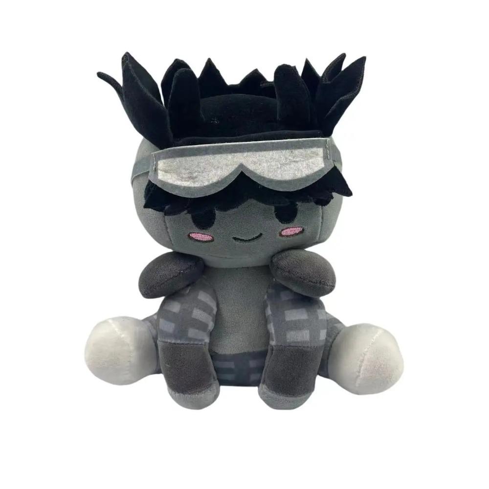 

2024 New Blox Buddies Plush Toys Cartoon Girl Black with Hat Yellow Decorative Doll Home Room Gifts for Kids коричневий