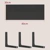 Paint-Free Floating Wall Shelf: Wooden Wall-Mounted Bookshelf and Storage Plank