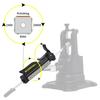 Kitchen Fixed Knife Sharpener Professional Sharpener for Knives Diamond Stone Polishing Precision Adjusted from 15-30 degrees
