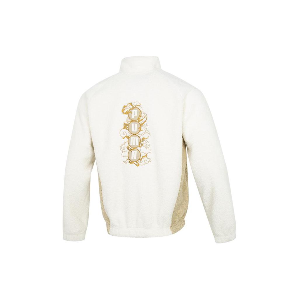 PUMA Jackets Unisex White Stand Collar Moderate Other 539914-93